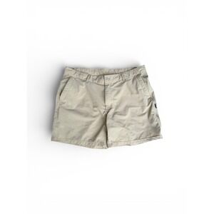 The North Face Mens Hiking Shorts Khaki Tan Size 40 Nylon Outdoor Cargo 7 Inseam
